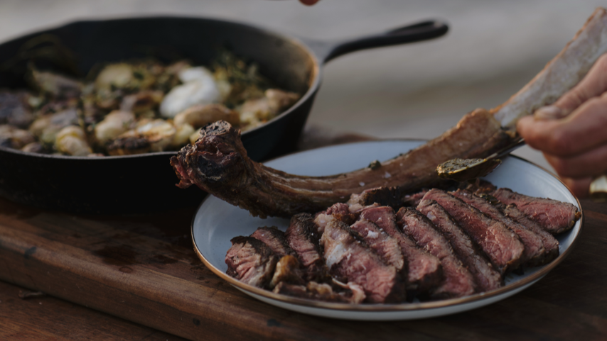 Reverse Seared Beef Tomahawk